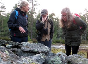 Annika, Christer och Ingrid på Gällberget